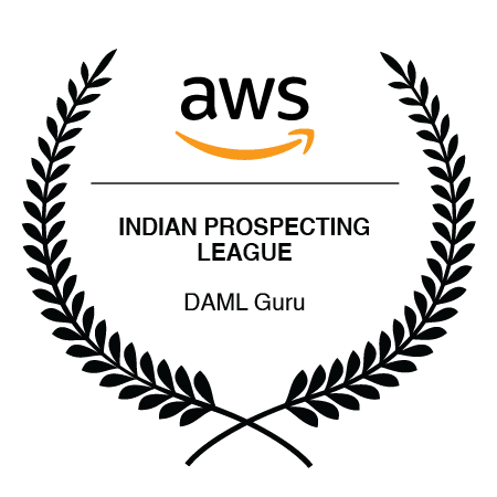 AWS Indian Prospecting League award